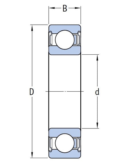 SKF E2.6204-2Z/C3 łożysko kulkowe