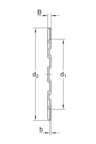 SKF ZW 70x80 podkładka dystansowa