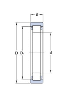 SKF RNU 202 ECP łożysko kulkowe
