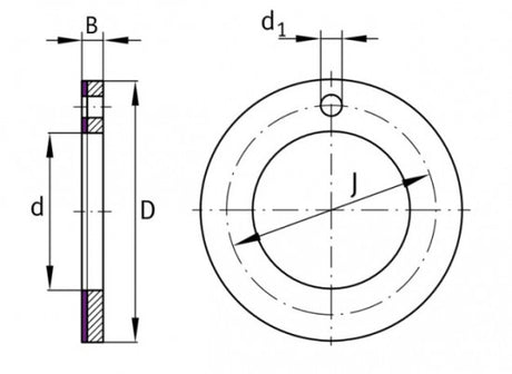 SKF PCMW 203601.5 M pierścień ślizgowy osiowy, stal-POM
