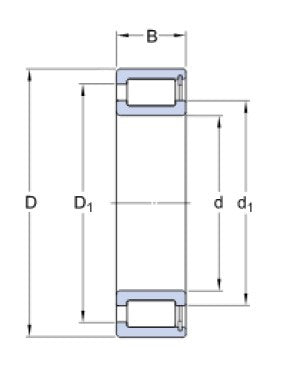 SKF NCF 3004 CV łożysko kulkowe