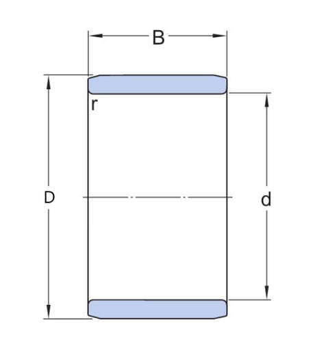 SKF IR 60X70X28 łożyskowa obudowa