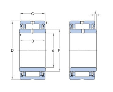 SKF NA 4900.2RS łożysko igiełkowe