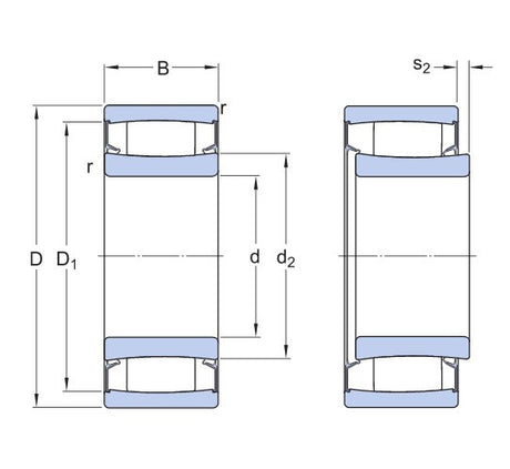 SKF C 6912-2NSV/C3 łożysko toroidalne CARB